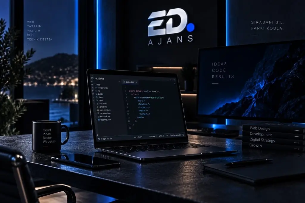 ED Digital — yazılım, web tasarım ve teknik üretim masası